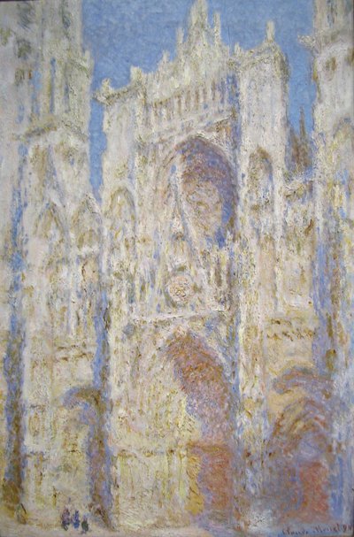 Cathédrale de Rouen, façade ouest, lumière du soleil - Claude Monet